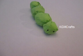 finished tissue caterpiller