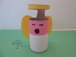 cardboard tube angel toilet roll angel