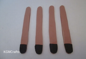 step 4 glue leg pieces together