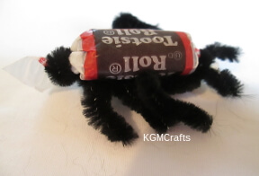 step 5 bend the pipe cleaners to make legs