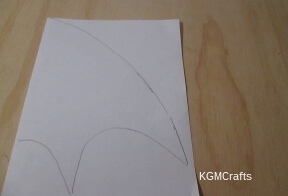 draw the umbrella on paper