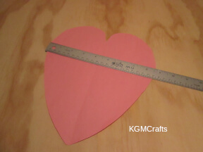 bag step 1 make a heart to fit the bag