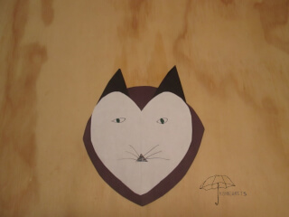 heart shaped cat cat Valentine