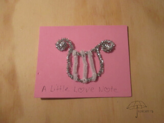 A lyre Valentine A lyre