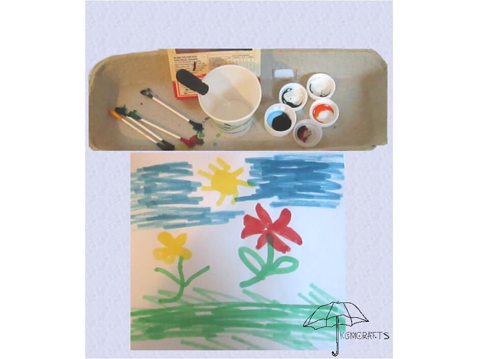 homemade watercolors