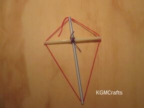 make the kite's frame