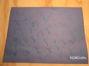 paint raindrops on your paper