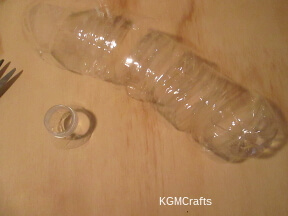 cut the water bottle