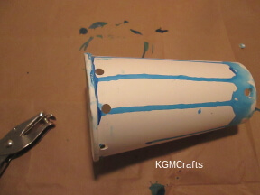 punch holes in the top