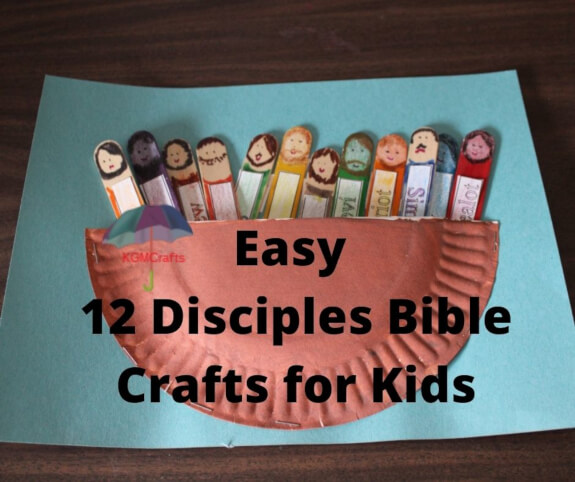12 disciple Bible crafts