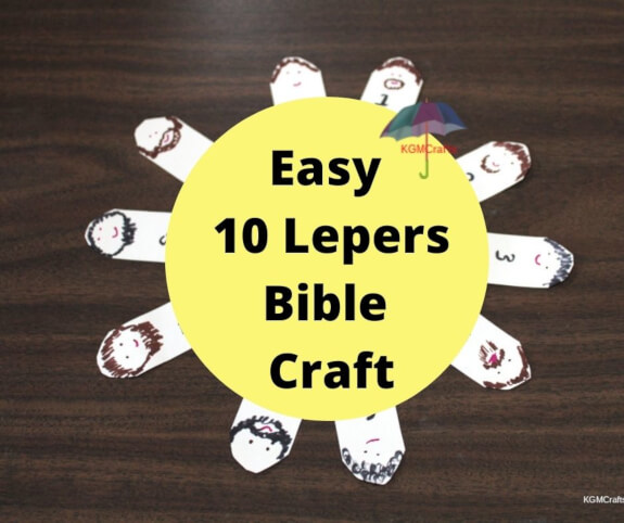 ten lepers Bible craft
