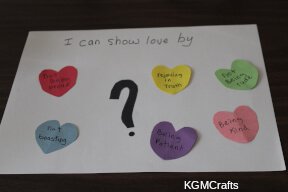 craft for I can show love by