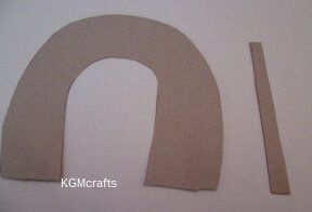cut cardboard pieces