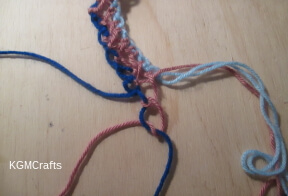 step 4 knot strands 2 and 4