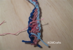 step 8 knot the string