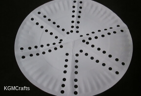 step 6 continue to punch holes
